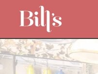Website Screenshot Bill's Leeds Restaurant
