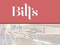 Website Screenshot Bill's Kingston Restaurant