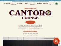 Website Screenshot Cantoro Lounge