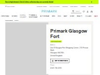 Website Screenshot Primark
