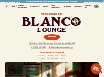 Website Screenshot Blanco Lounge