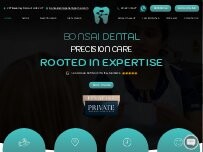 Website Screenshot Bonsai Dental Clinic
