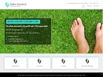 Website Screenshot Claire Haydock Chiropody Service