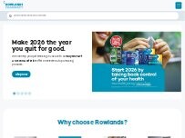 Website Screenshot Rowlands Pharmacy Salford Royal Hospital