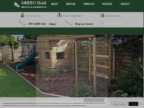 Website Screenshot Green Oak