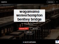 Website Screenshot wagamama wolverhampton bentley bridge