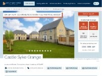 Website Screenshot David Wilson Homes - Castle Syke Grange