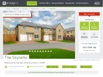 Website Screenshot Barratt Homes - The Skylarks