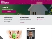 Website Screenshot Just Mortgages Cheshire