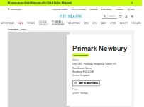 Website Screenshot Primark