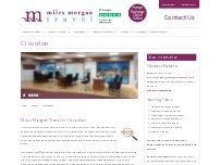 Website Screenshot Miles Morgan Travel