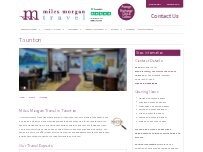 Website Screenshot Miles Morgan Travel