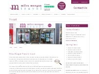 Website Screenshot Miles Morgan Travel