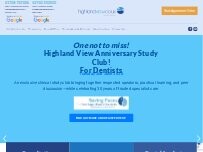 Website Screenshot Highland View Dental Surgery
