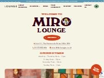 Website Screenshot Miro Lounge