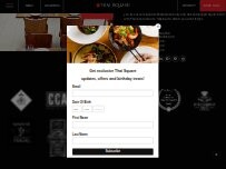 Website Screenshot Thai Square Windsor