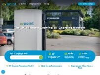 Website Screenshot EV Point Charging Station