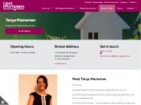 Website Screenshot Tanya Maclennan Just Mortgages