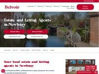 Website Screenshot Belvoir Estate and Lettings Agents Newbury