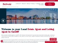 Website Screenshot Belvoir Estate Agents And Letting Agents in Cardiff