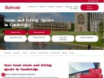 Website Screenshot Belvoir Estate and Lettings Agents Cambridge