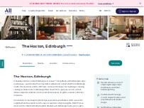 Website Screenshot The Hoxton, Edinburgh