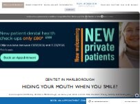 Website Screenshot Marlborough Dental Studio