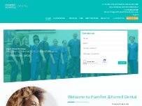 Website Screenshot Pomfret & Farrell Dental