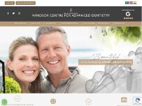 Website Screenshot Windsor Centre For Advanced Dentistry