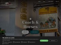 Website Screenshot Coach & Horses