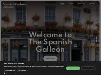 Website Screenshot Spanish Galleon