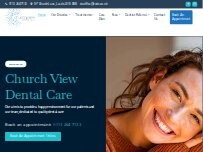 Website Screenshot Church View Dental Care