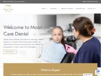 Website Screenshot Moor Care Dental