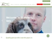 Website Screenshot St Peter's Vets, Horndean