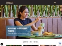 Website Screenshot Esquires Coffee Chesham