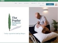 Website Screenshot The Poplar Osteopathy Clinic