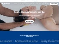 Website Screenshot Dr Stretch Islington - Sports Massage & Personal Training