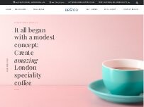 Website Screenshot Brood Roastery by coffee & kindness