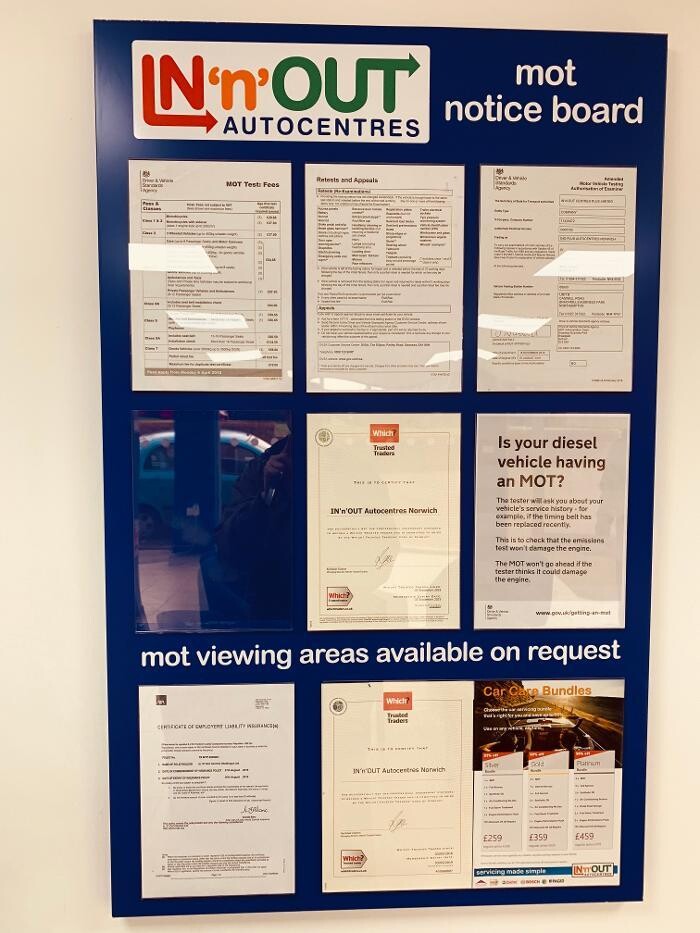 Images IN'n'OUT Autocentres Norwich