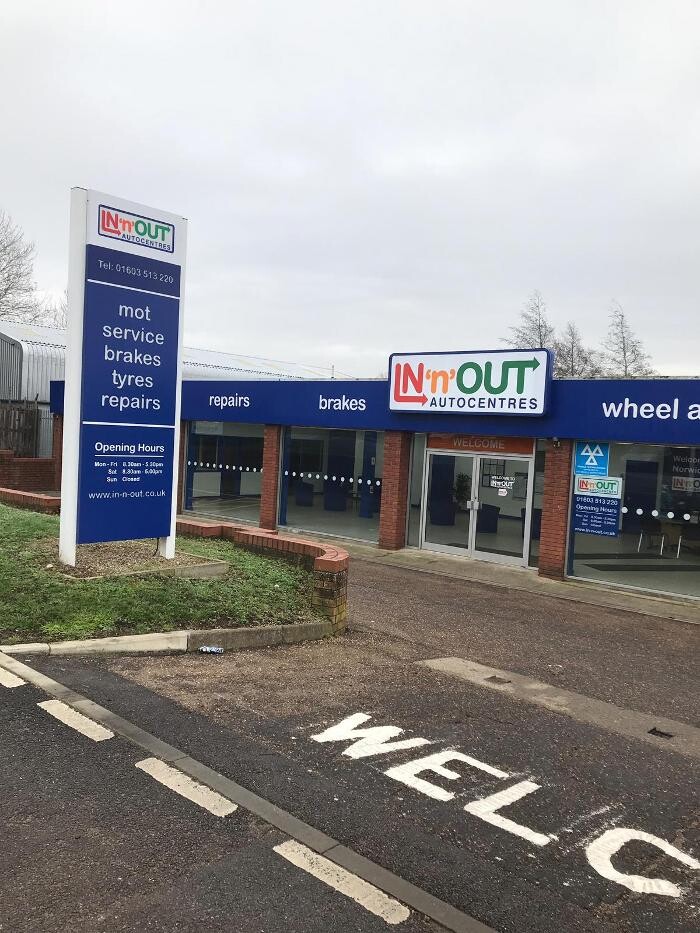 Images IN'n'OUT Autocentres Norwich