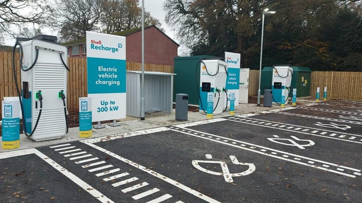 Images Shell Recharge Charging Station