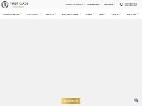 Website Screenshot First Class Chauffeurs