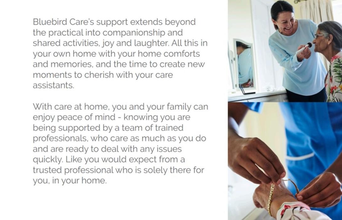 Images Bluebird Care Rochdale