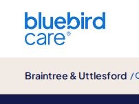 Website Screenshot Bluebird Care Braintree & Uttlesford