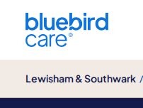Website Screenshot Bluebird Care Lewisham & Southwark - Home Care & Live-in Care