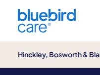 Website Screenshot Bluebird Care Hinckley, Bosworth & Blaby