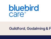 Website Screenshot Bluebird Care Guildford, Godalming & Woking