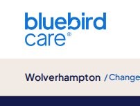 Website Screenshot Bluebird Care Wolverhampton