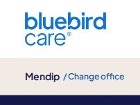 Website Screenshot Bluebird Care Mendip