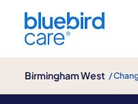 Website Screenshot Bluebird Care Birmingham West
